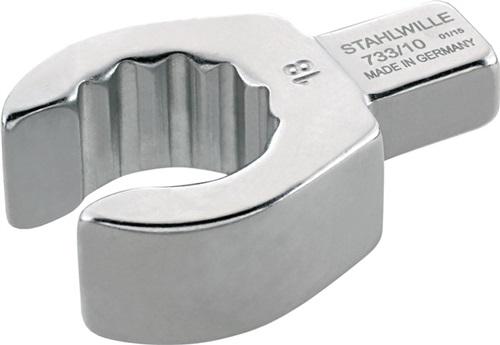 Bild von Stahlwille Drehmomentschlüssel, Einsteck-Ringschlüssel offen 14 mm 9 x 12 mm