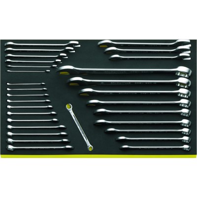 Bild von STAHLWILLE® - Doppelmaulschlüssel in TCS Nr.TCS 10+13+24/30 3/3-Teilung 30-teilig