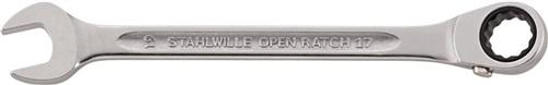 Bild von Stahlwille 41171818 17 18 GEWINKELT Ringratschenmaulschlüssel Schlüsselweite (Metrisch) 18mm