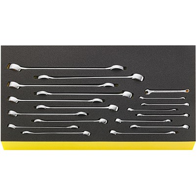 Bild von Stahlwille 96830121 TCS WT 13/18 6-24MM Ring-Maulschlüssel-Satz Schlüsselweite (Metrisch) 8 - 19mm