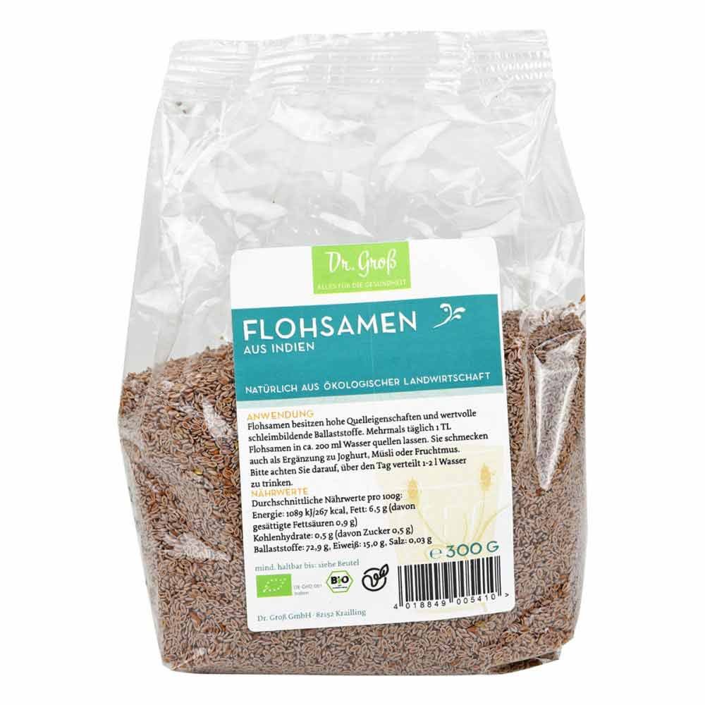 Bild von Flohsamen Bio 300 G - Bei Verdauungsbeschwerden