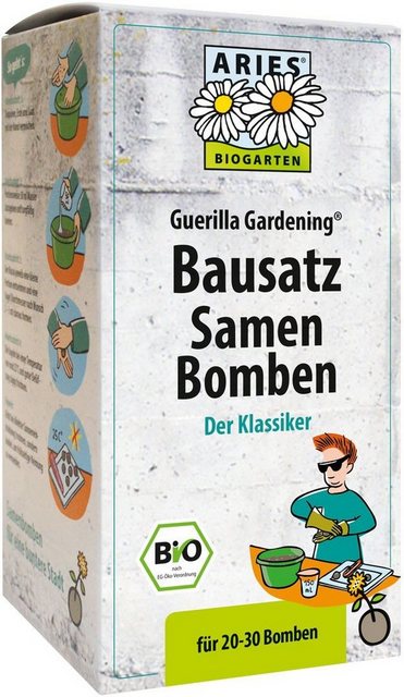 Bild von Aries Spielzeug-Gartenset Bausatz Samenbomben mit Bio-Saatgut