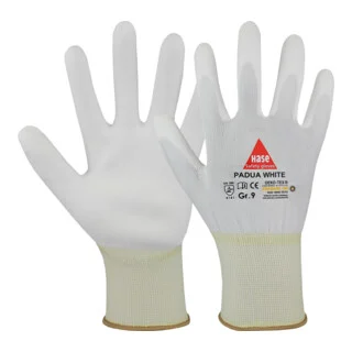 Bild von Hase Montagehandschuhe Padua Nylon weiß