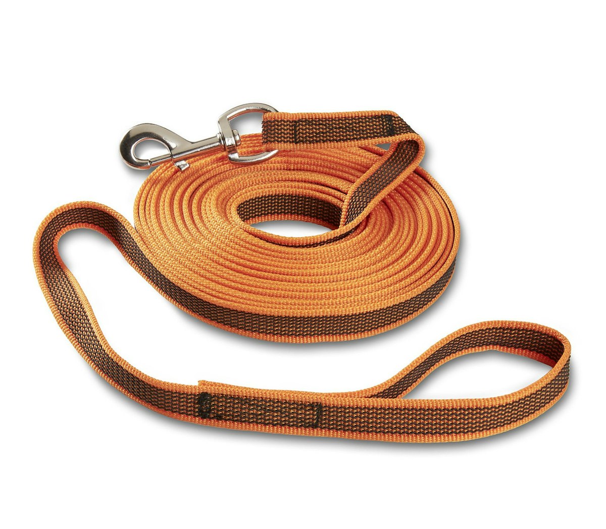 Bild von Wolters Schleppleine Avanti Gummierte Schleppleine mit Handschlaufe - orange - 5 m
