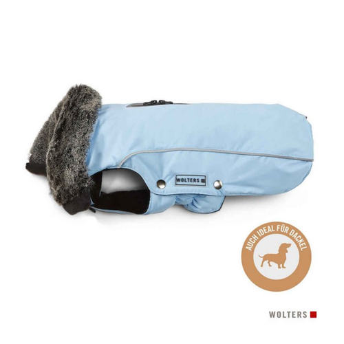 Bild von Wolters Hundemantel Winterjacke Amundsen für Dackel in Sky Blue