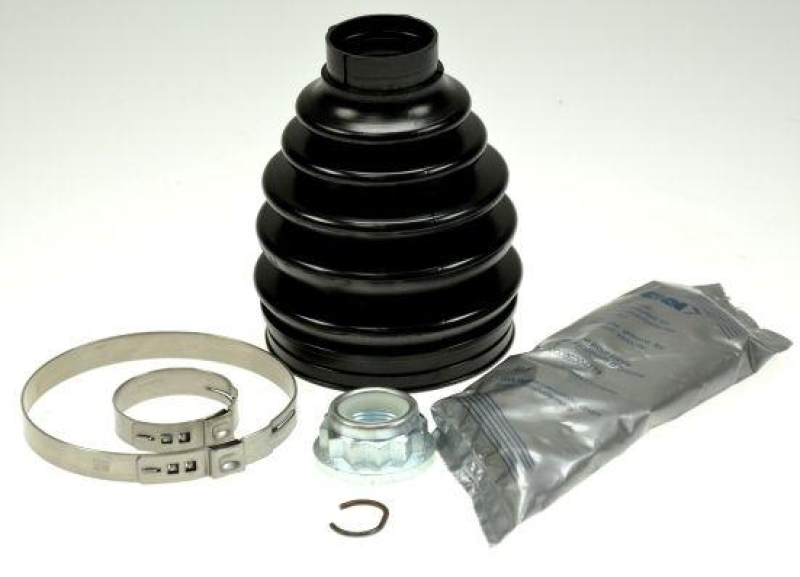 Bild von SPIDAN 24562 Achsmanschette Faltenbalg, Faltenbalgsatz, Antriebswellenmanschette 111 TPE (thermoplastischer Elastomer) mit Mutter