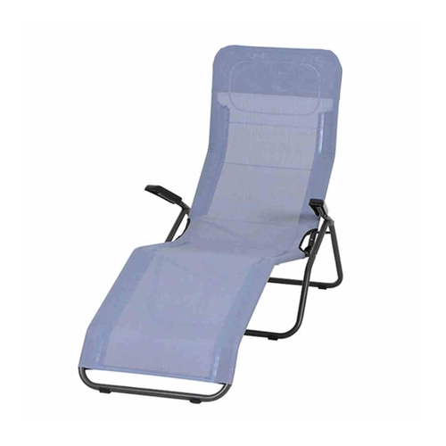 Bild von SIENA GARDEN Kippliege Anco, 170x75x105 cm, taubenblau