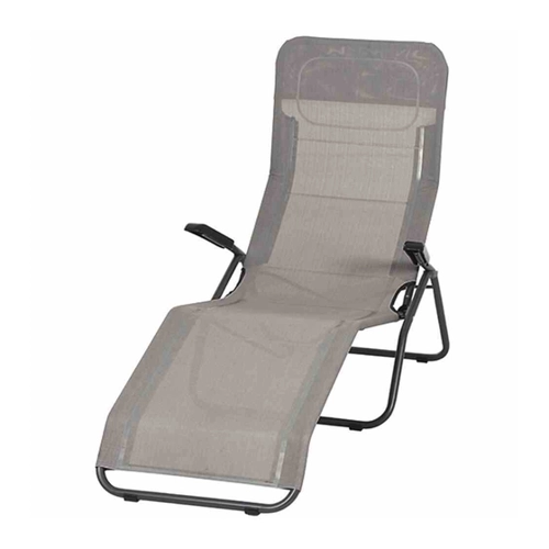 Bild von SIENA GARDEN Kippliege Anco, 170x75x105 cm, taupe