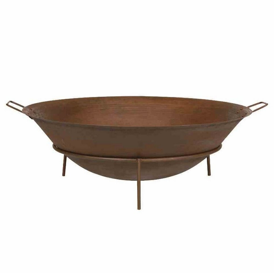 Bild von Siena Garden Feuerschale Rusty Ø 61 cm, (1-St), Gusseisen rostbraun, mit Griffen