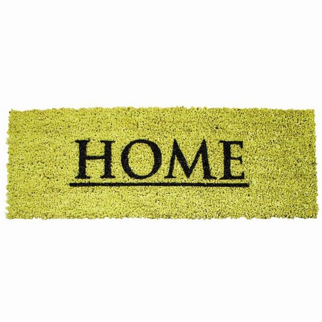 Bild von Siena Home Fußmatte Türzargenmatte Coco Frame 26x75cm lime Fußmatte Schmutzfangmatte Fußma