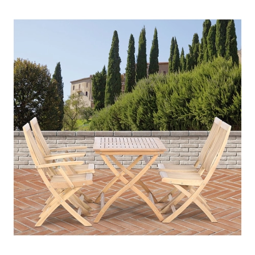 Bild von SIENA GARDEN Klappstuhl Paleros mit Armlehne, Akazienholz FSC 100%, geölt