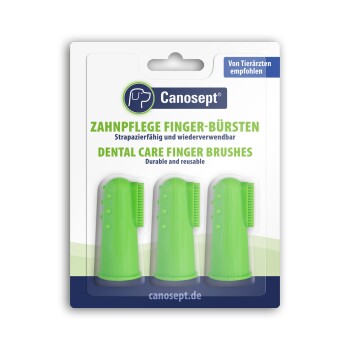 Bild von Canosept Fellpflege Canosept Zahnpflege Finger-Bürsten 3er
