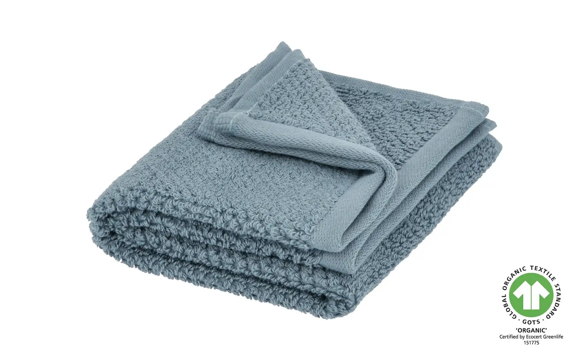 Bild von Como Green Gästetuch  4077 ¦ blau ¦ Maße (cm): B: 30 Badtextilien und Zubehör > Handtücher & Badetücher > Handtücher - Höffner