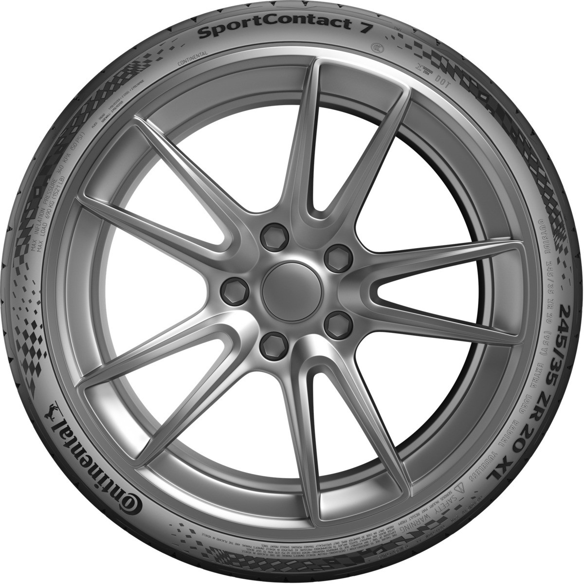 Bild von Continental SPORTCONTACT 7 315/35 R22 111Y PKW Sommerreifen Reifen 0313806000