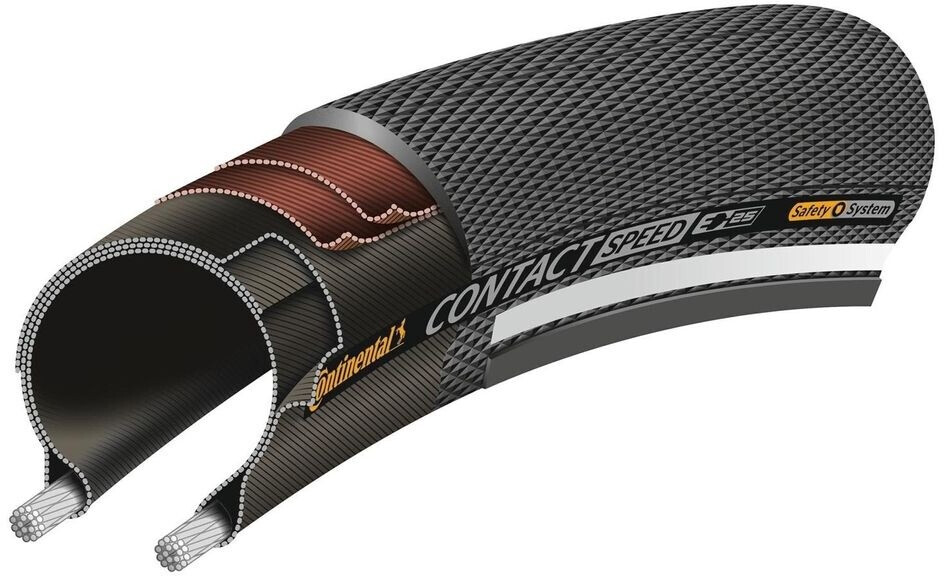 Bild von Continental Contact Speed Fahrradreifen, schwarz, 28" | 700 x 32C | 28 x 1 1/4 x 1 3/4