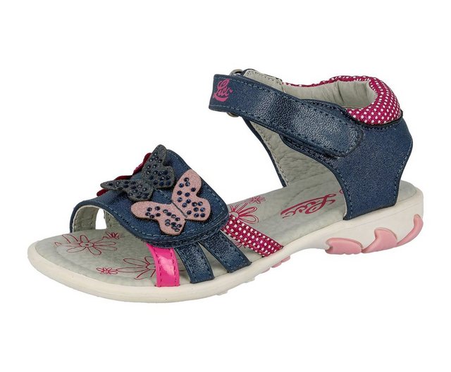 Bild von Lico Lindsey V Mädchen Riemchensandalen, Marine/ Pink/ Rosa, 28 EU