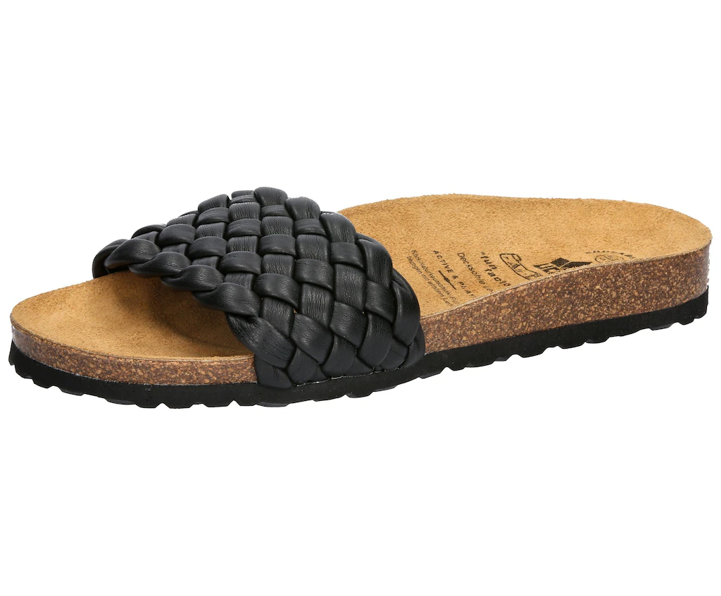 Bild von Lico, Damen, Hausschuhe, Bioline Plait, Schwarz, (36)