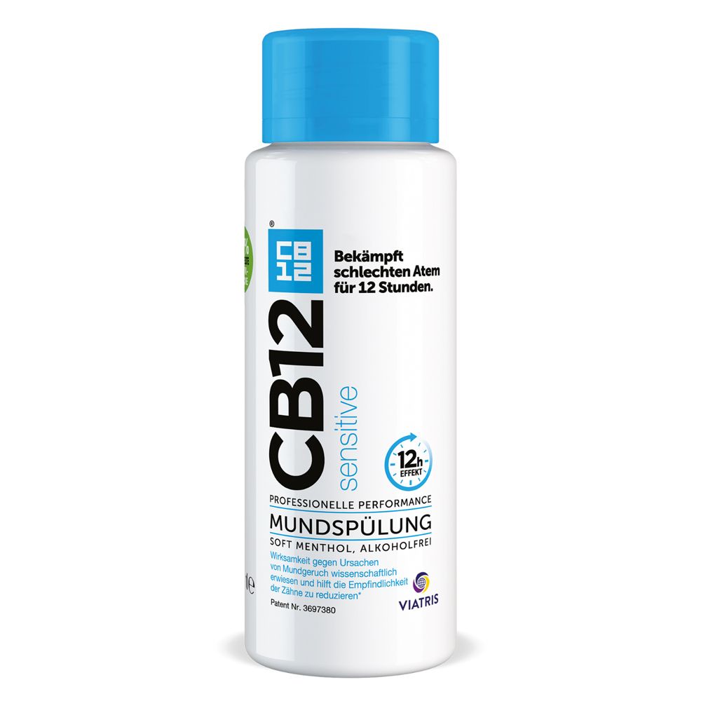 Bild von CB12 Sensitive Mundspülung: Mundwasser mit Zinkacetat & Chlorhexidin