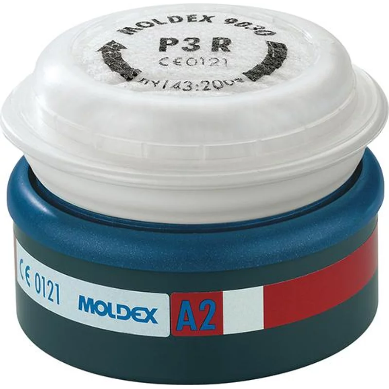 Bild von Moldex Kombifilter A2 P3 R, für Serie 7000 + 9000, EasyLock® organische Gase und Partikel