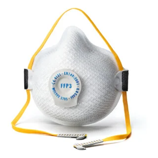 Bild von Moldex, Atemschutzmaske, Atemschutzmaske FFP3 R D mit Klimaventil, Air Seal, einzel verpackt (FFP3, 1 x)