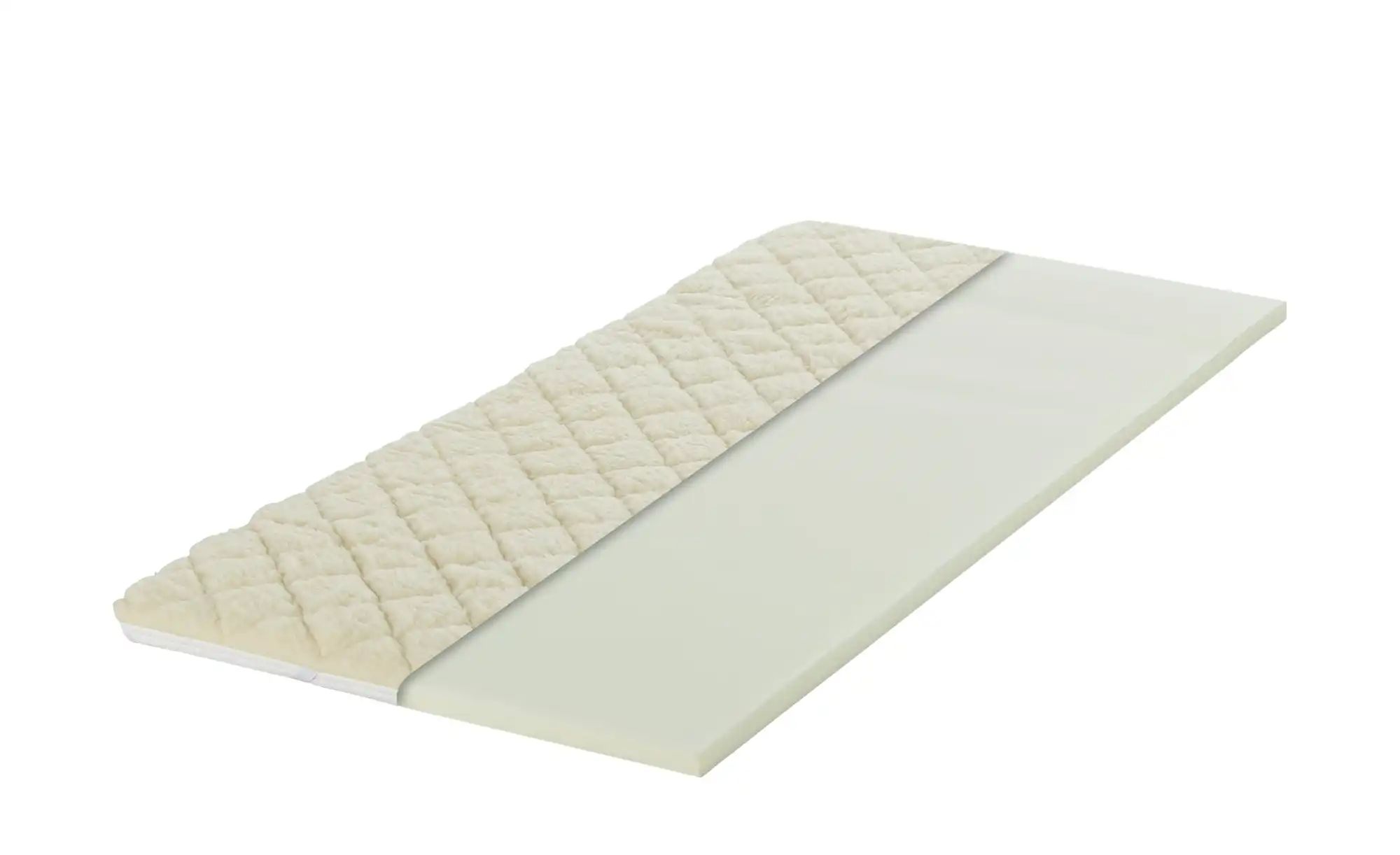 Bild von Matratzentopper  Elegant Lammflor ¦ weiß ¦ Maße (cm): B: 180 H: 6 Matratzen & Zubehör > Matratzen-Topper - Höffner