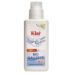 Bild von Klar eco Sensitive Bio-Gallseife 250ml, ohne Duft, mit Bürstenkopf, zur Vorbehandlung von Flecken