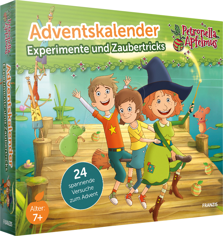Bild von FRANZIS 67202 - Adventskalender Petronella Apfelmus - Experimente und Zaubertricks, 24 spannende Versuche zum Advent, für Kinder ab 7 Jahren