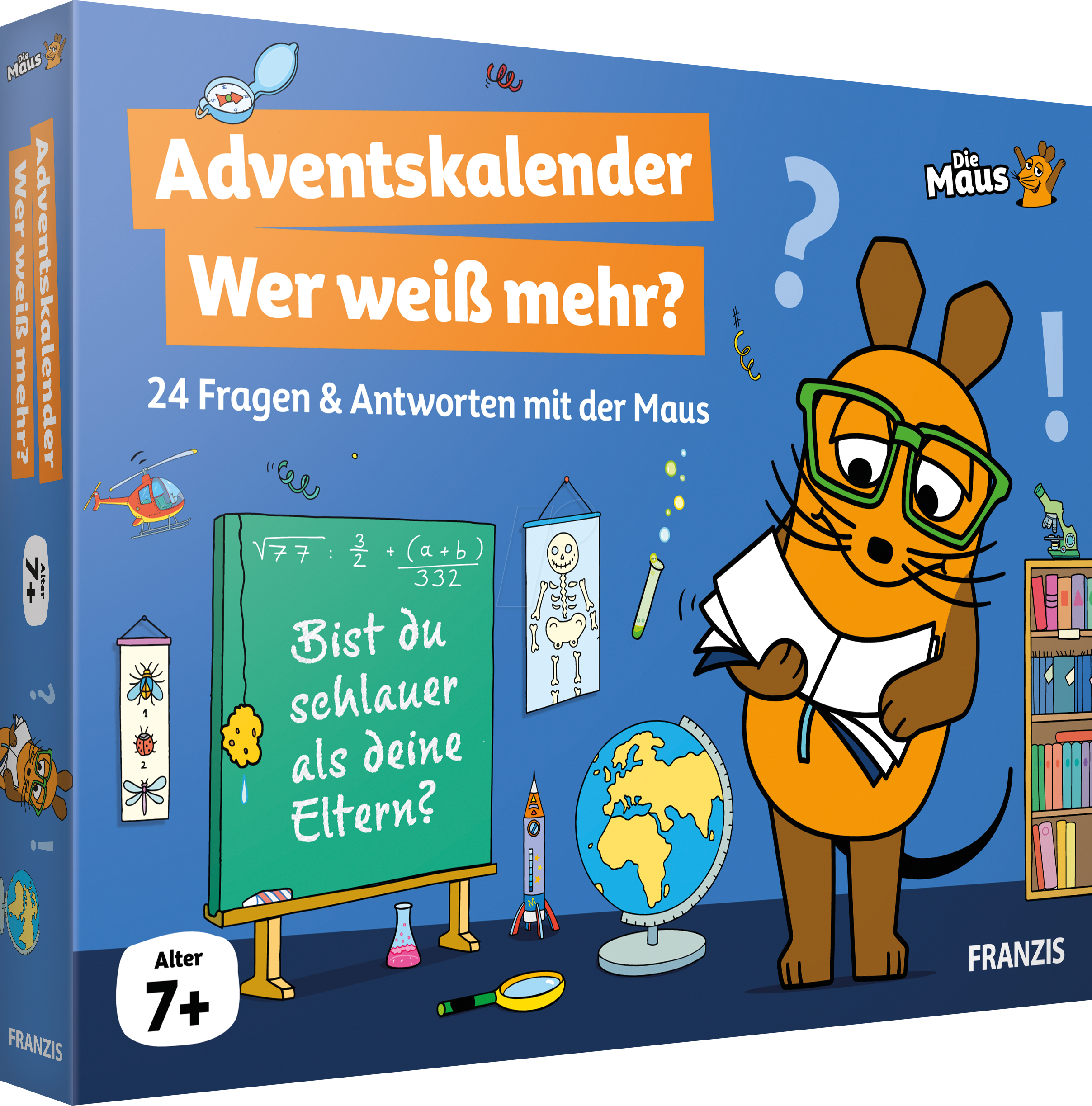 Bild von Franzis Verlag Maus - Wer weiß mehr? Gemeinschaftsspiele Adventskalender Altersklasse ab 7 Jahre