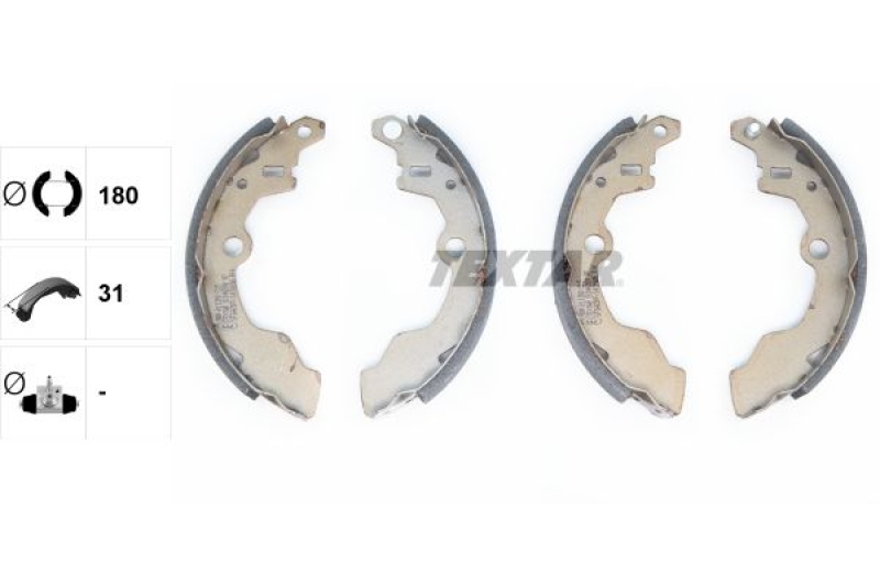 Bild von Textar Bremsbacken hinten Suzuki Alto 2 0,8