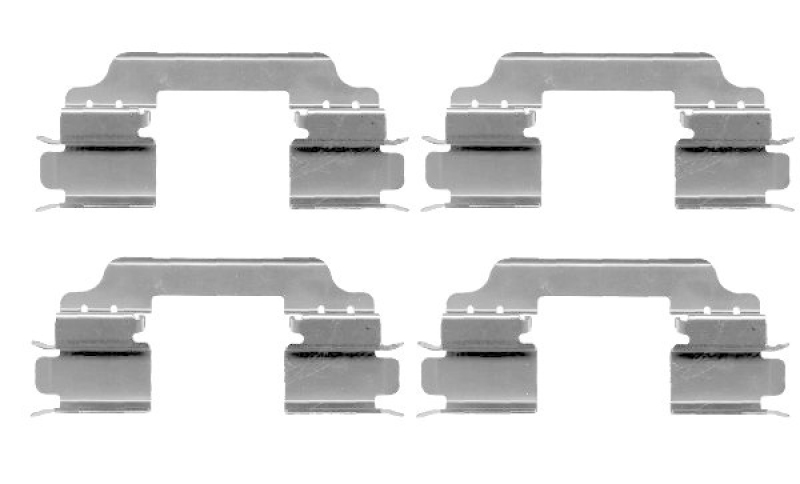 Bild von TEXTAR Zubehörsatz, Scheibenbremsbelag vorne rechts links  für RENAULT MERCEDES-BENZ NISSAN 4154210291 A4154210291 440831467R 82054100