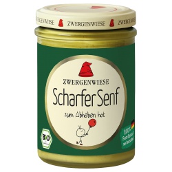 Bild von MHD 06.02.2025 Zwergenwiese Scharfer Senf, 160 ml Glas
