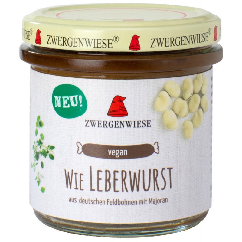 Bild von Zwergenwiese Bio-Brotaufstrich "Leberwurst", vegan, 140 g