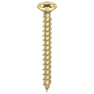 Bild von HECO-TOPIX®-plus - Senkkopfschrauben Vollgewinde Kohlenstoffstahl verzinkt blau 3,5 x 25mm