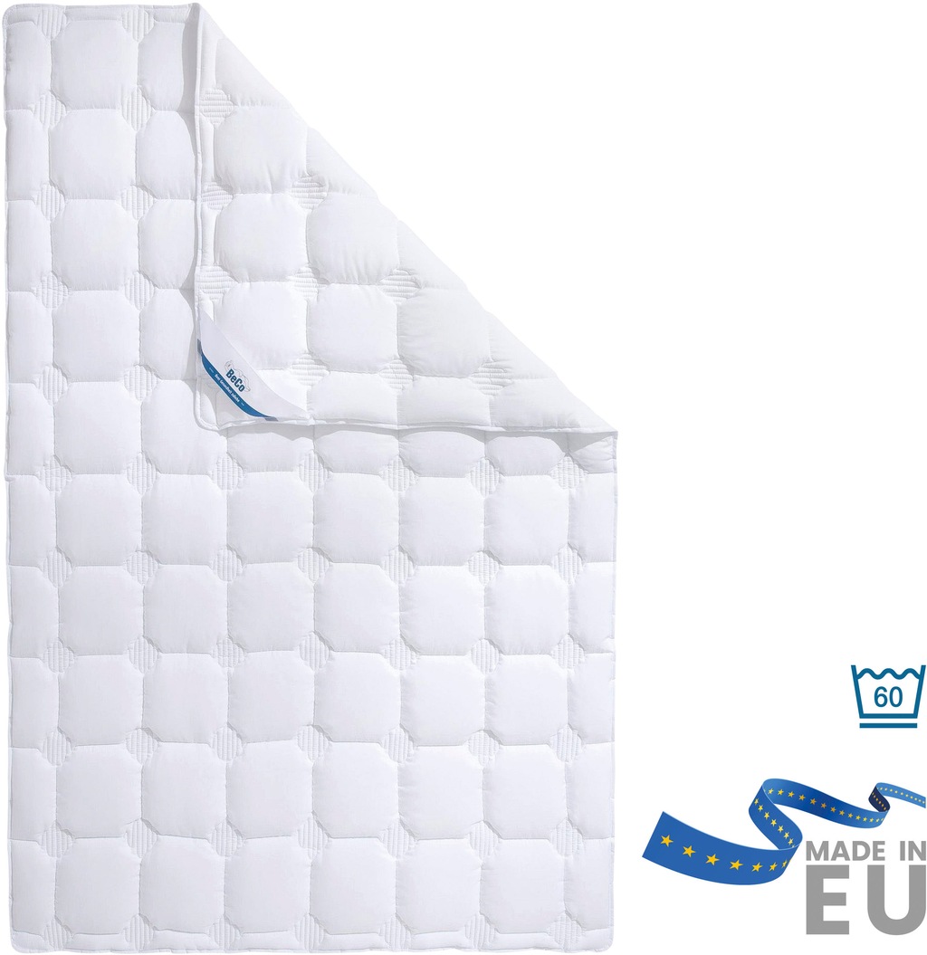 Bild von Beco Microfaserbettdecke "Bettdecke Medibett Cotton Soft, in 4 Wärmeklassen erhältlich", Füllung Polyester, (1 St.), Von Haus & Garten mit Testurteil: "Sehr gut" bewertet - getestet wurde die Gr. 135x200 cm, Warm