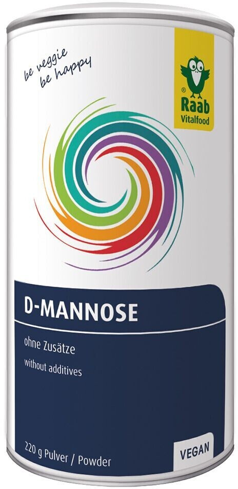 Bild von Raab Vitalfood® D-Mannose Pulver (220 g) - reine D-Mannose ohne Zusatzstoffe, vegan, glutenfrei, Vorratspackung