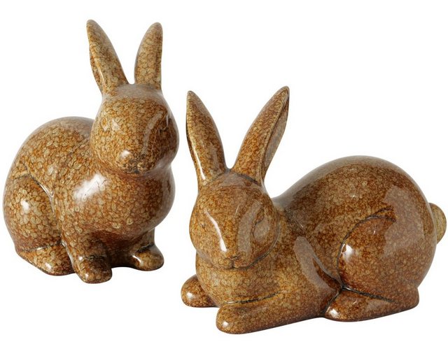 Bild von BOLTZE Dekofigur Hanno Hase braun sortiert 16 cm (1 Stück)