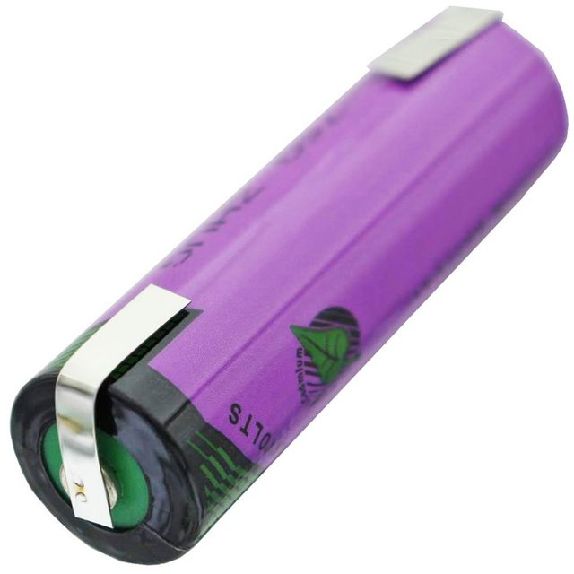 Bild von Tadiran Sonnenschein Inorganic Lithium Battery SL-760/T mit Lötfahnen in U-Fo Batterie, (3,6 V)