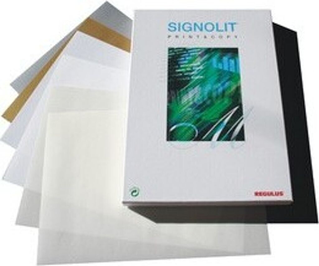 Bild von REGULUS Signolit Selbstklebefolien /SC44A4 DIN A4 weiß, matt 75µm Inh.100
