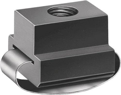 Bild von T-Nutenstein Nr.508F T-Nut, 12mm M8 m.Feder AMF