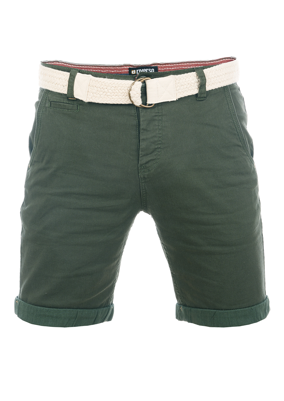 Bild von riverso Chinoshorts Herren Shorts RIVHenry Regular Fit Bermudashorts mit Gürtel