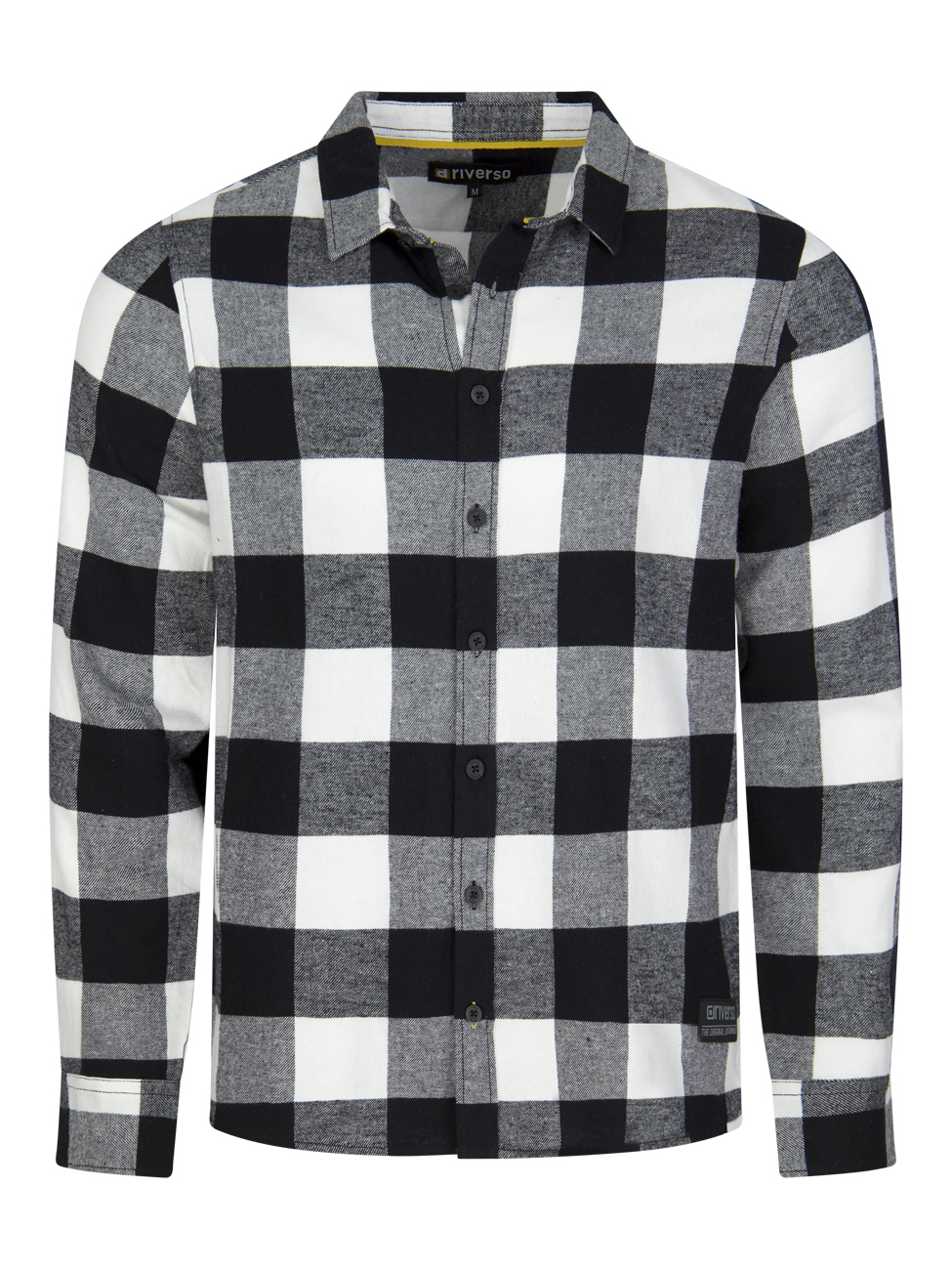 Bild von riverso Flanellhemd Herren langarm Kariert Regular Fit RIVArne