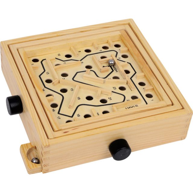 Bild von Small Foot Spiel 3461 Kugellabyrinth, Geschicklichkeitsspiel aus Holz