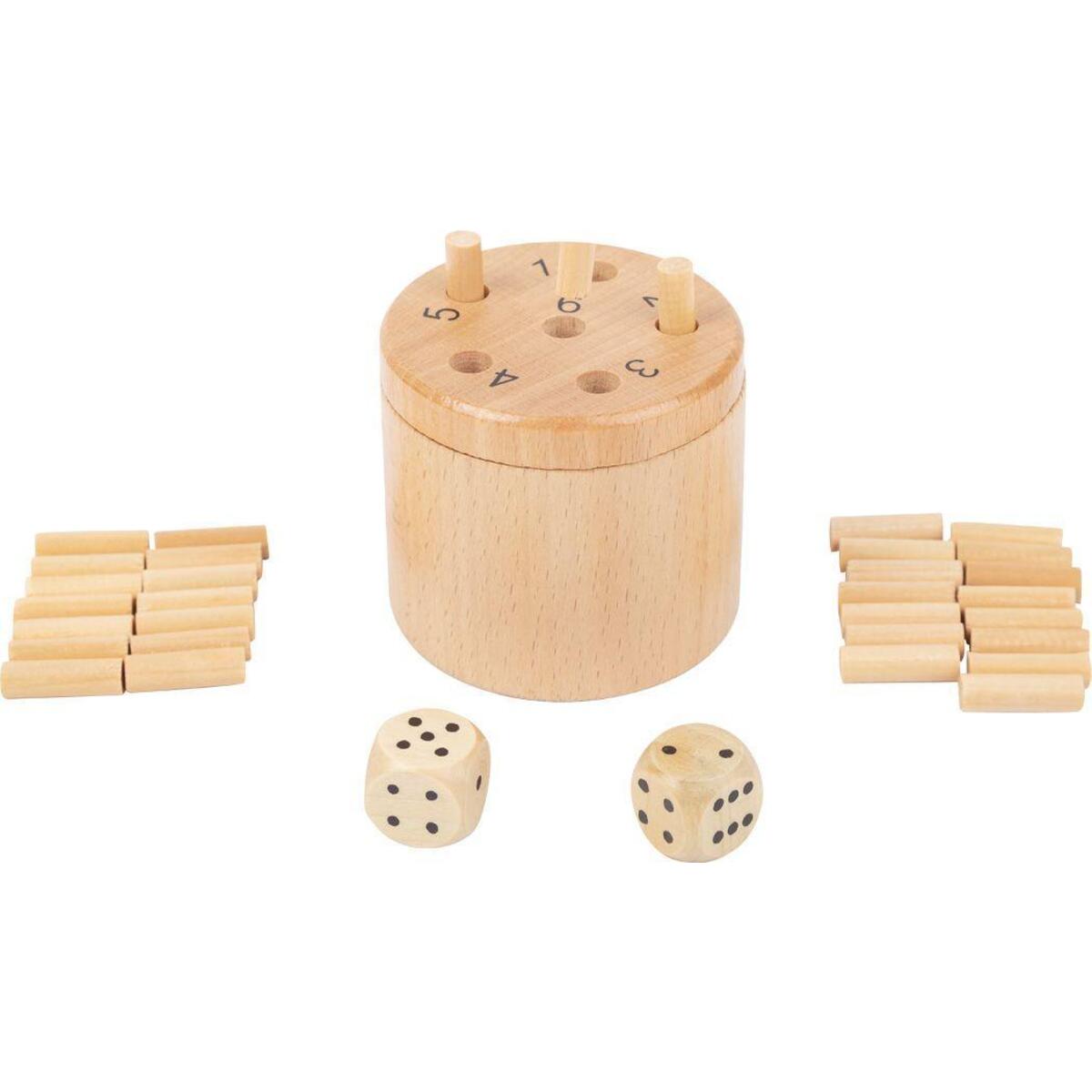 Bild von Small Foot Würfelspiel 6 Raus, Logikspiel für 2-6 Personen, Gesellschafspiel für die ganze Familie, ab 5 Jahren, 11365, 3er Pack