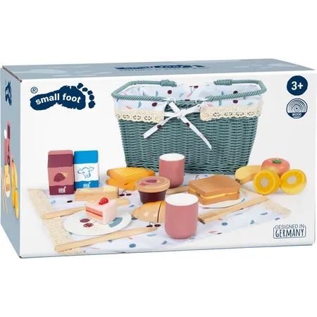 Bild von Small Foot - Picnic Set with Wooden Play Food Tasty 26dlg.