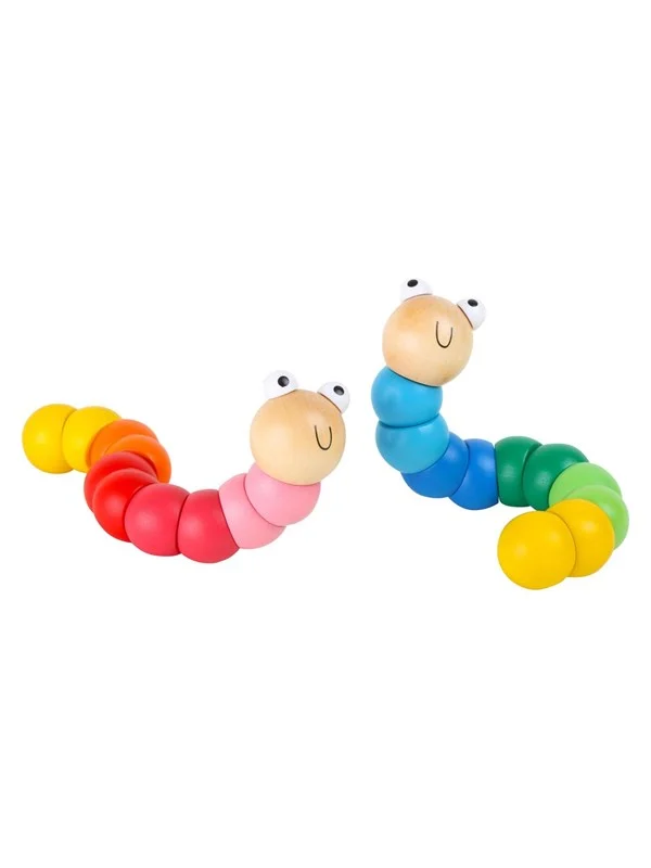 Bild von Small Foot - Wooden Caterpillar Motor Skills