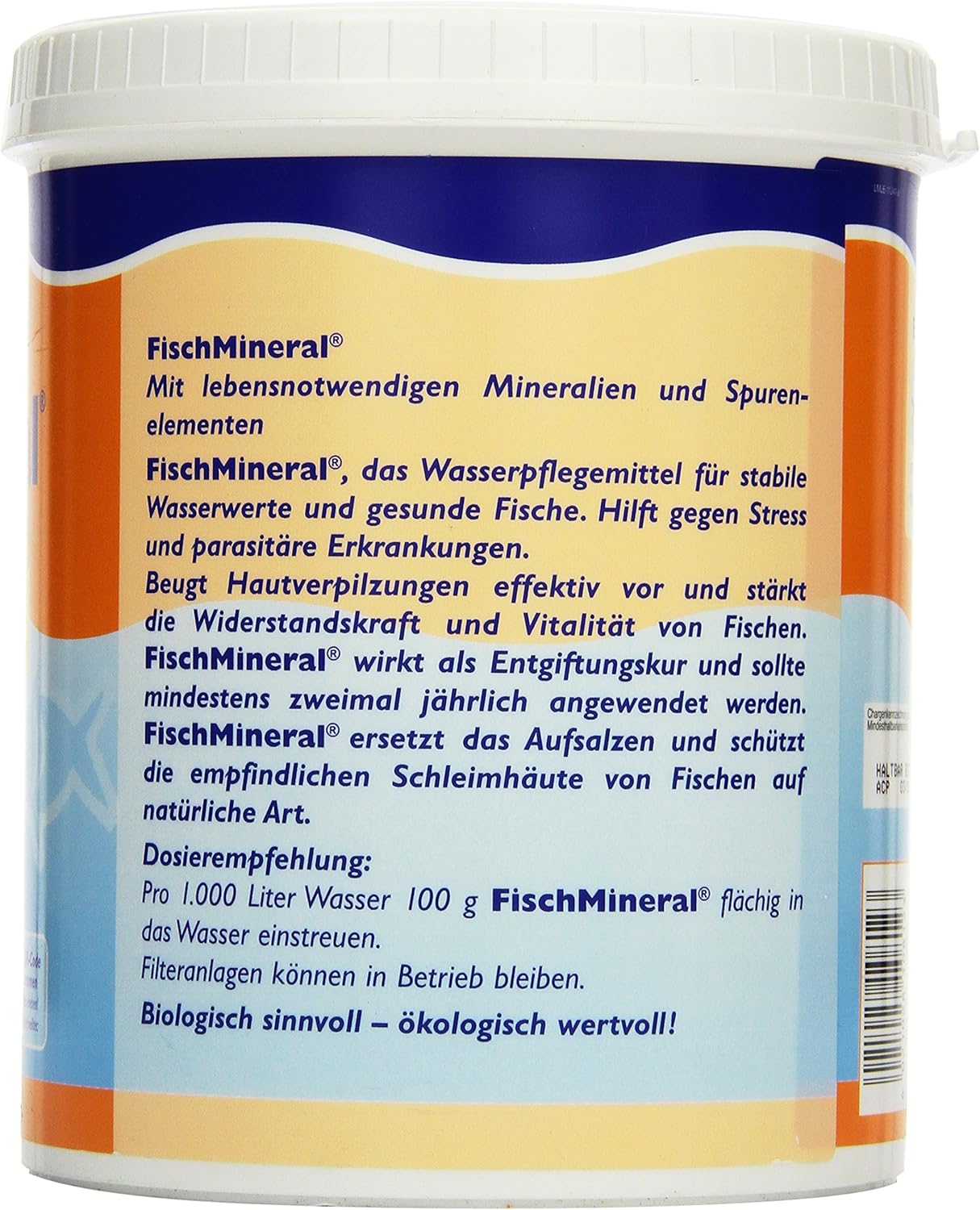 Bild von Söll 10487 FischMineral Vitalkur für Teichfische 5 kg - das Fischpflegemittel entgiftet, neutralisiert und optimiert das Wasser mit lebenswichtigen Mineralien für vitale und stressfreie Fische im Fischteich, Gartenteich, Koiteich