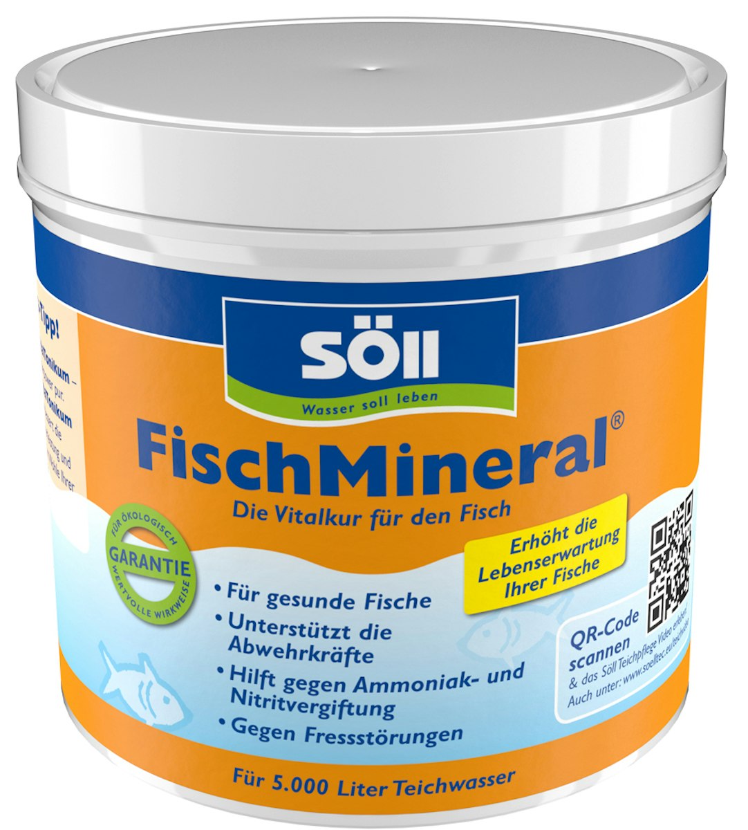 Bild von SÖLL Teichpflege Söll Fischmineral 500 Gr. Koi Vitalkur für 5000 Liter