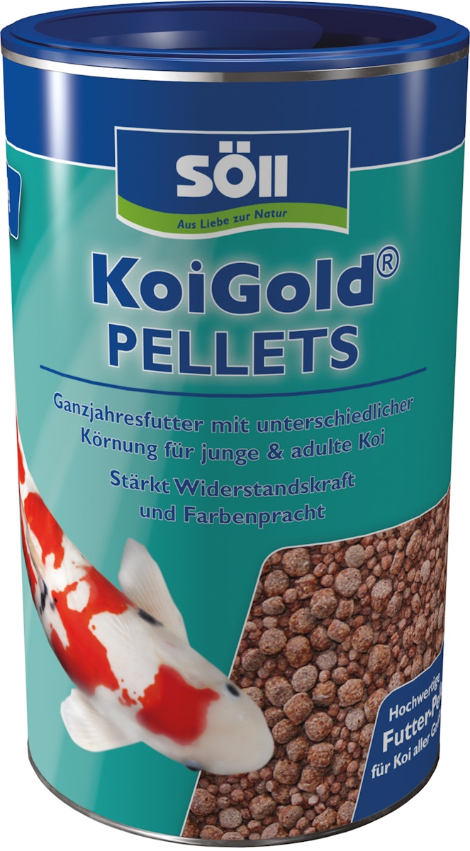 Bild von Söll KoiGold Futter-Pellets, 1 l, 1er Pack (1 x 1 l)