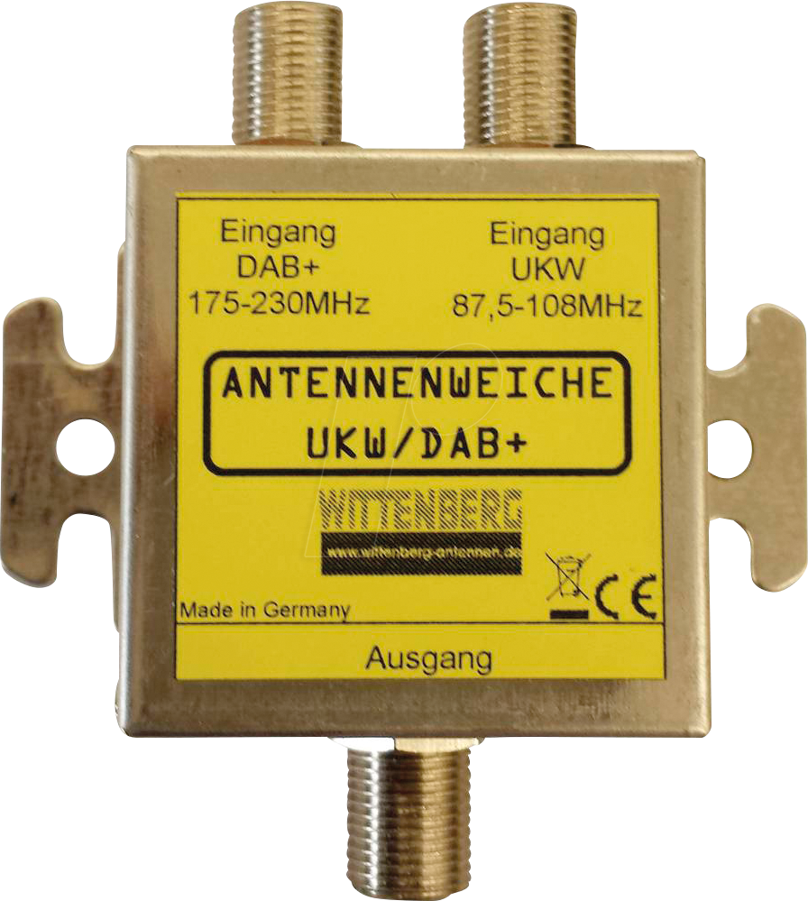 Bild von Wittenberg Antennen Wittenberg Antennen UKW & DAB+ Antennenweiche UKW, DAB+ Leistungsverstärker