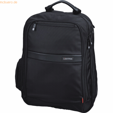 Bild von Lightpak Executive 46103 Tasche (Rucksack) für Notebook - Schwarz - Nylon, Polyurethan (46103)